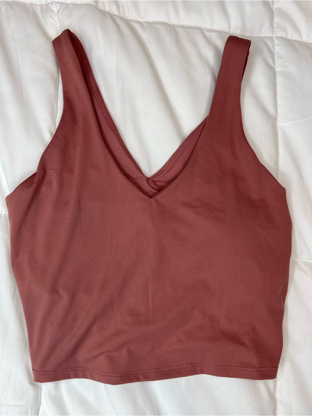 all in motion Dusty Rose Athletic Tank Top